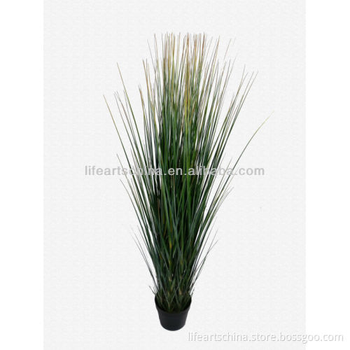 artificial grass, onion grass, PVC grass decoration--120cm potted grass